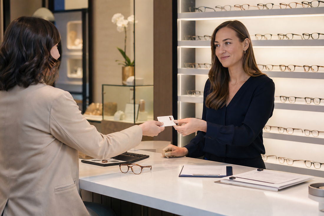 Direct billing for eye exams and glasses at a Niagara optical clinic