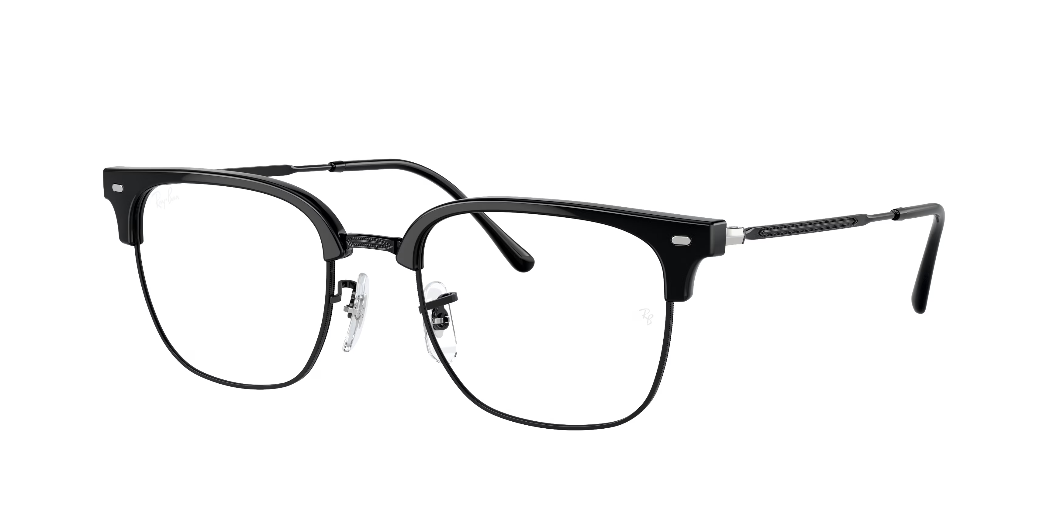 Ray-Ban Optical New Clubmaster – Black (8373) / 53 Eyeglasses Frame