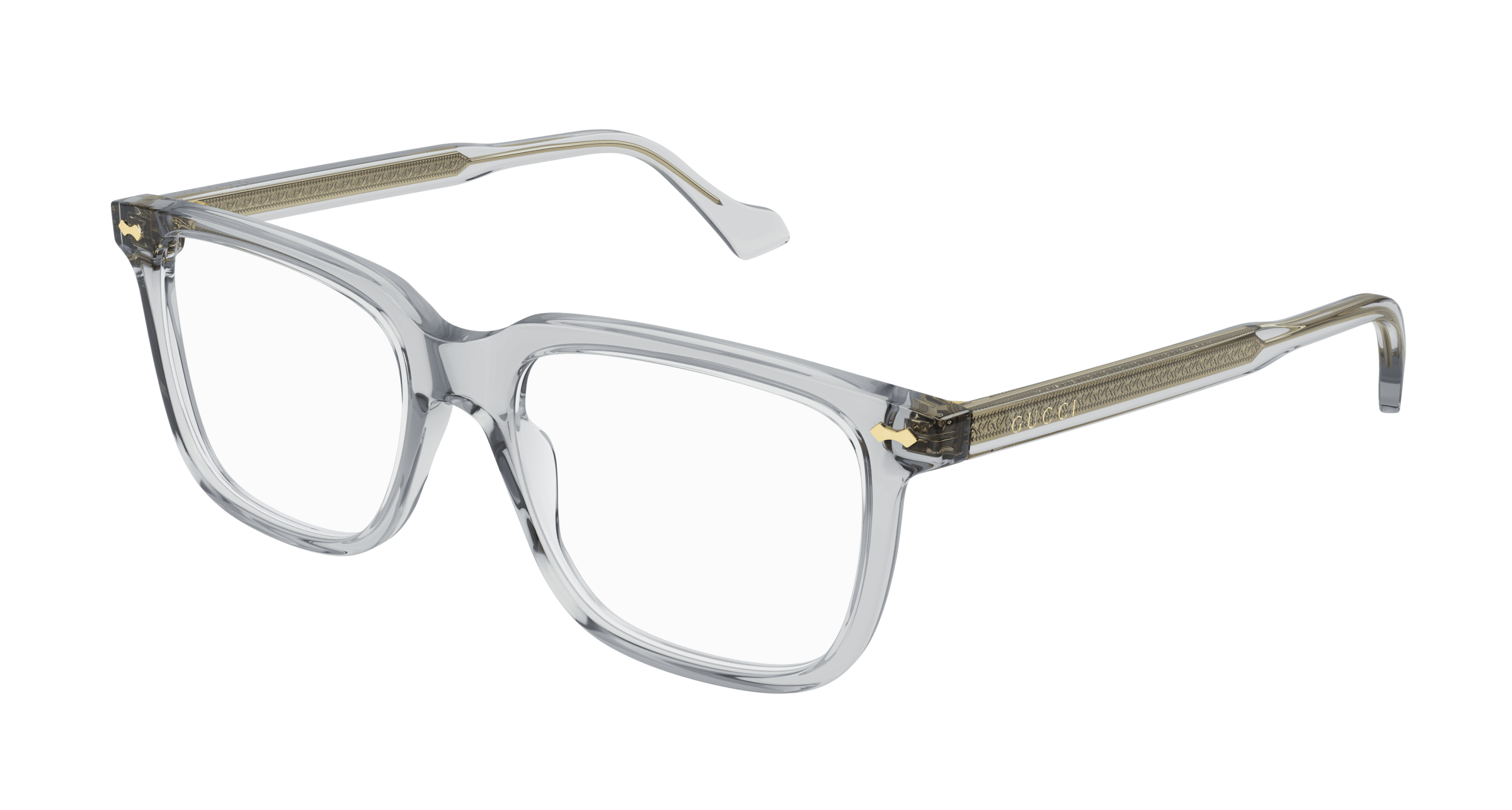 Gucci transparent frames on sale