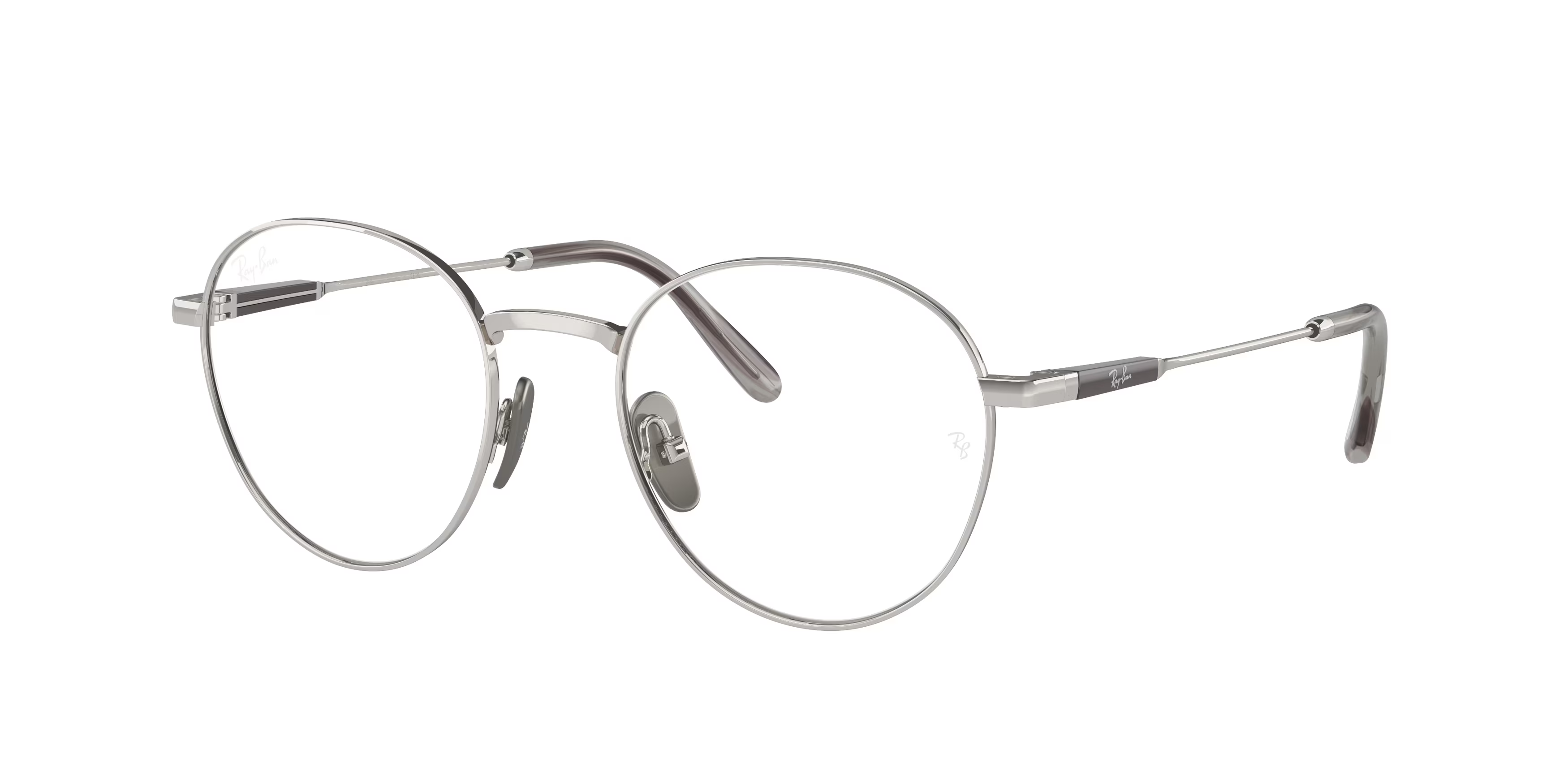 Ray-Ban Optical David Titanium – Silver (1002) / 51 Eyeglasses Frame