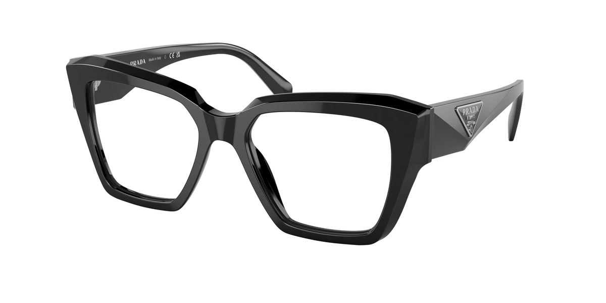 Prada Pr 09Zv – Black (1AB1O1) / 51 Eyeglasses Frame