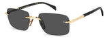 David Beckham Db 1195/S – Gold (RHLIR) / 57 Sunglasses Frame
