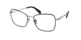 Prada Pr 53Zv – Black (1AB1O1) / 56 Eyeglasses Frame