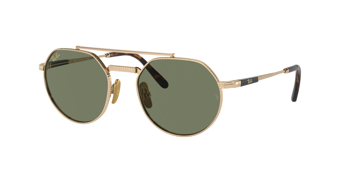 Ray-Ban Jack Ii Titanium – Gold (313852) / 53 Sunglasses Frame
