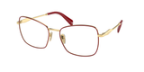 Prada Pr 53Zv – Gold (12F1O1) / 56 Eyeglasses Frame