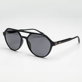 02A Matte Black Matte Black Temples Solid Smoke Lenses (KENDALL02A) / 56