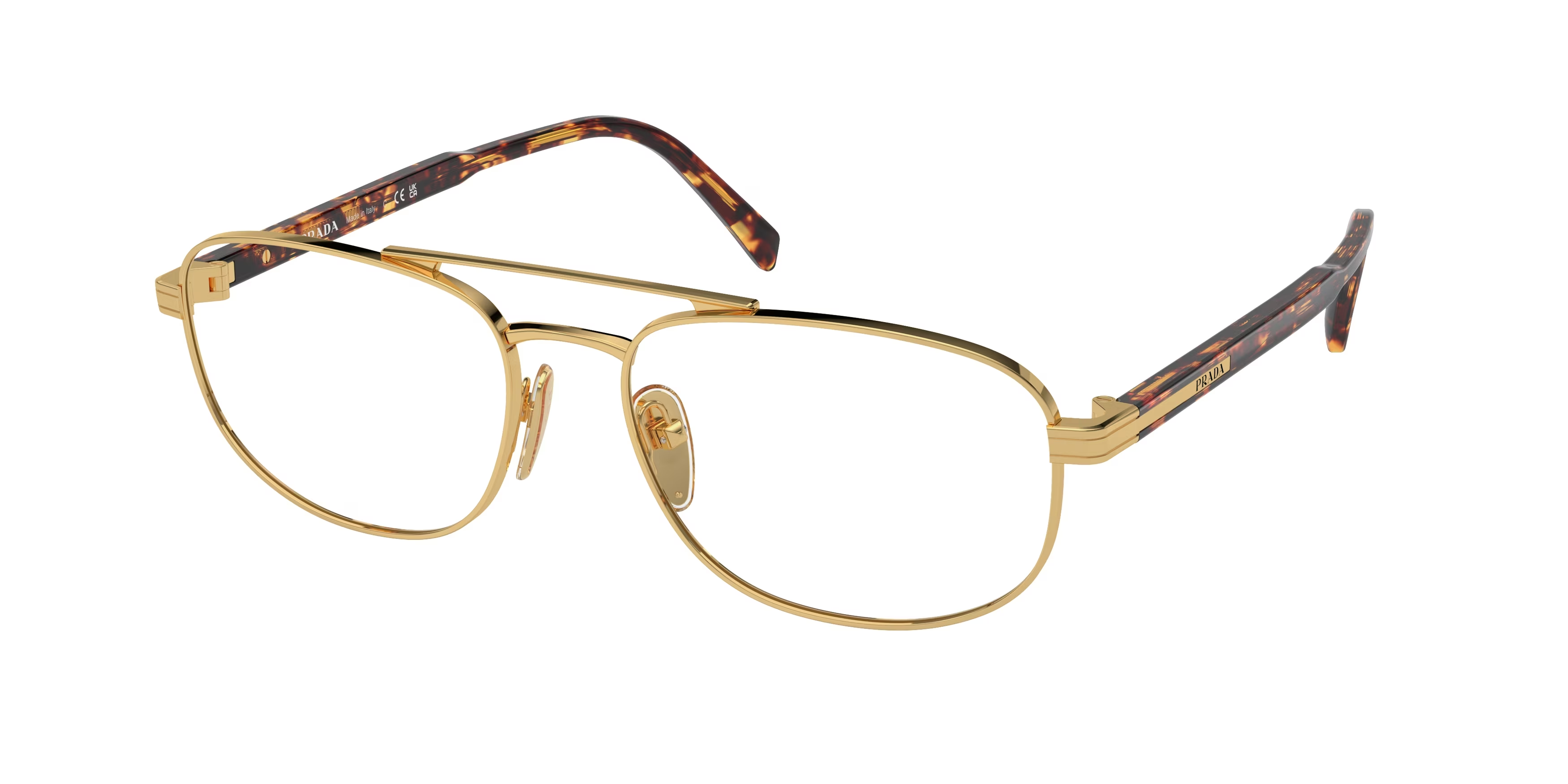 Prada Pr A56V – Gold (5AK1O1) / 57 Eyeglasses Frame