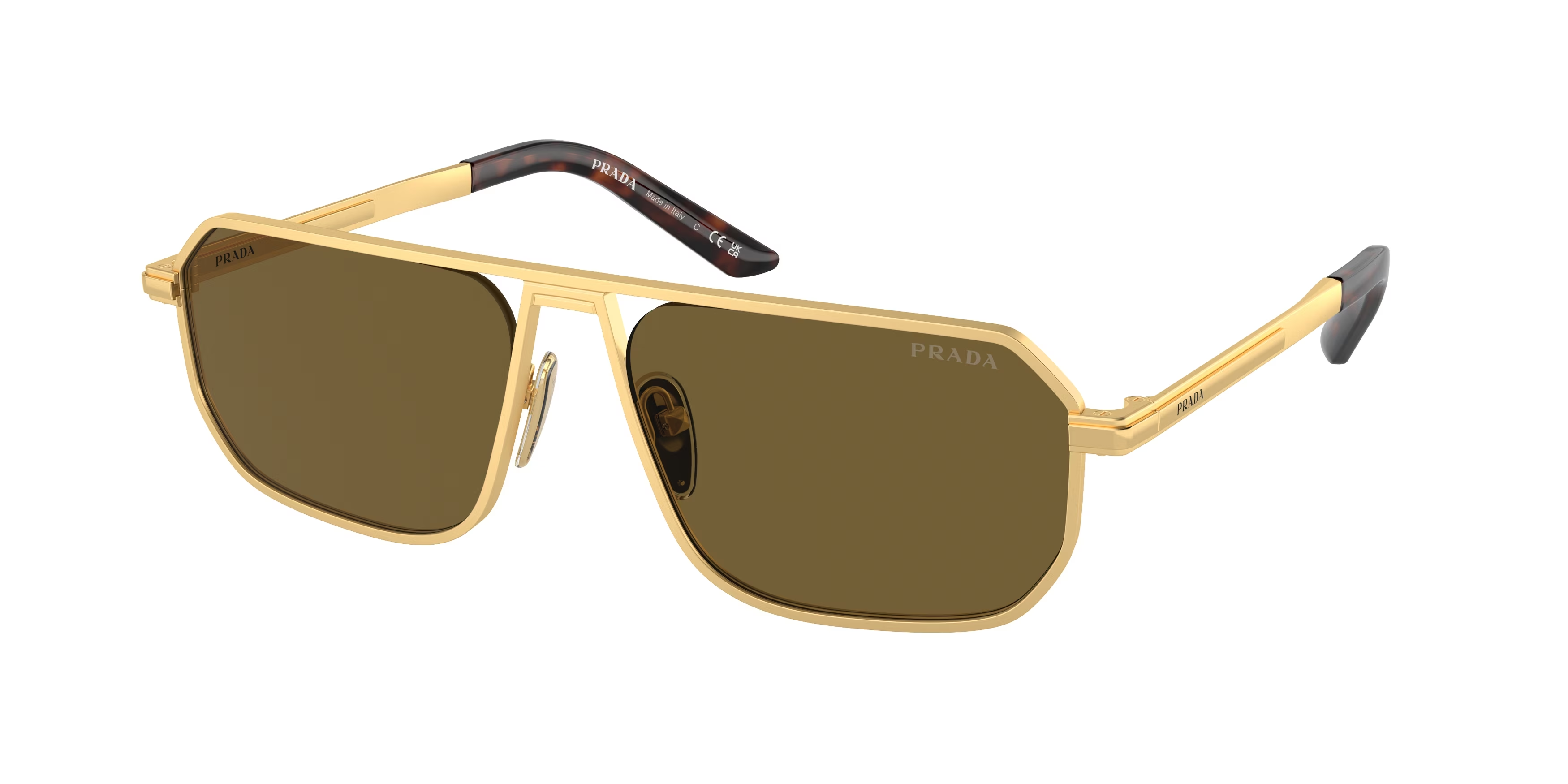 O*a様 PRADAキャットアイ サングラス SPR53S ブラウン×ゴールド Prada PR A53S – Spectacle Clinic
