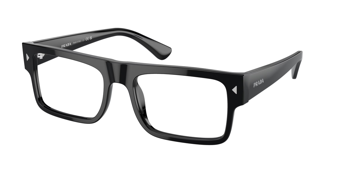 Prada Pr A01V – Black (16K1O1) / 55 Eyeglasses Frame