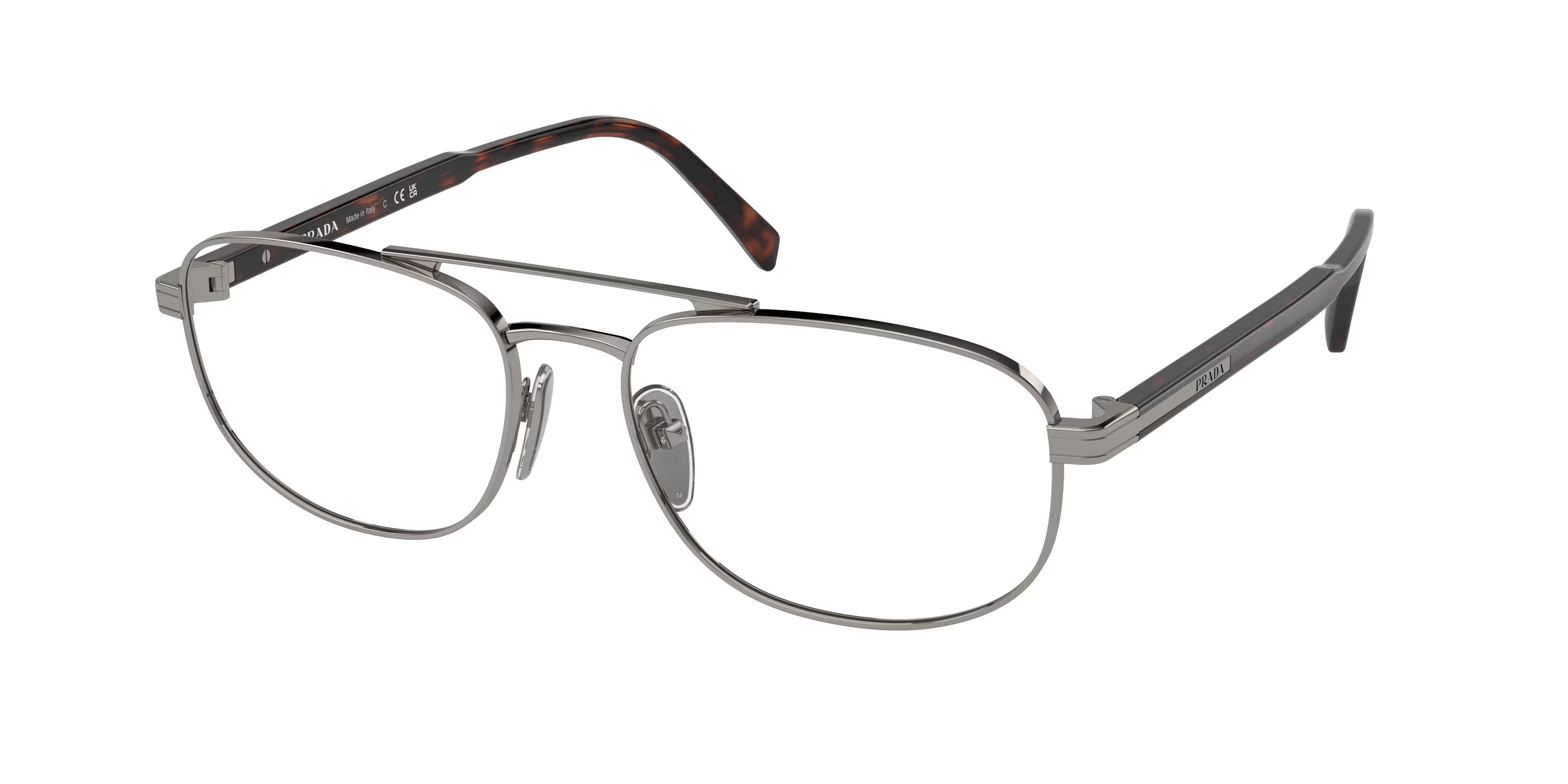 Prada Pr A56V – Gunmetal (5AV1O1) / 57 Eyeglasses Frame