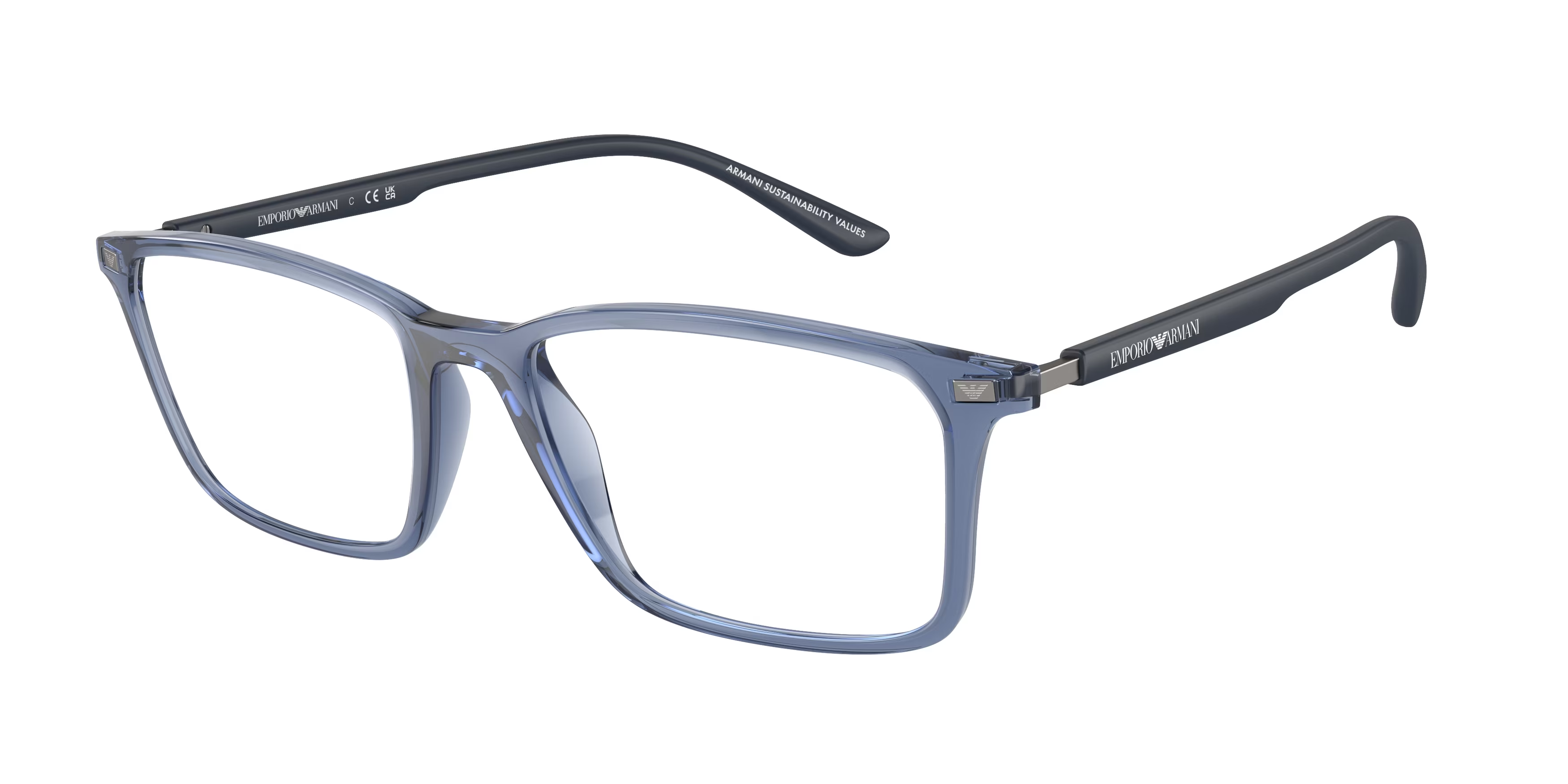 Shiny Transparent Blue (6108) / 55