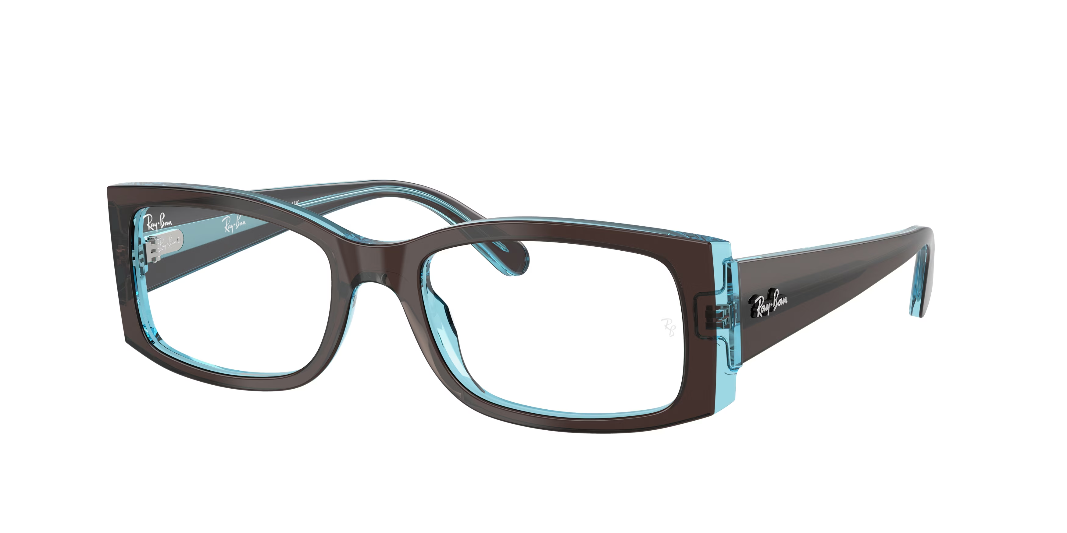 Brown On Transparent Blue (8366) / 52