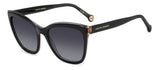 Carolina Herrera Her 0188/S – Black (KDX9O) / 55 Sunglasses Frame