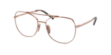 Prada Pr A58V – Rose Gold (ZVF1O1) / 56 Eyeglasses Frame