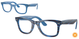 Photo Striped Blue (8384) / 50