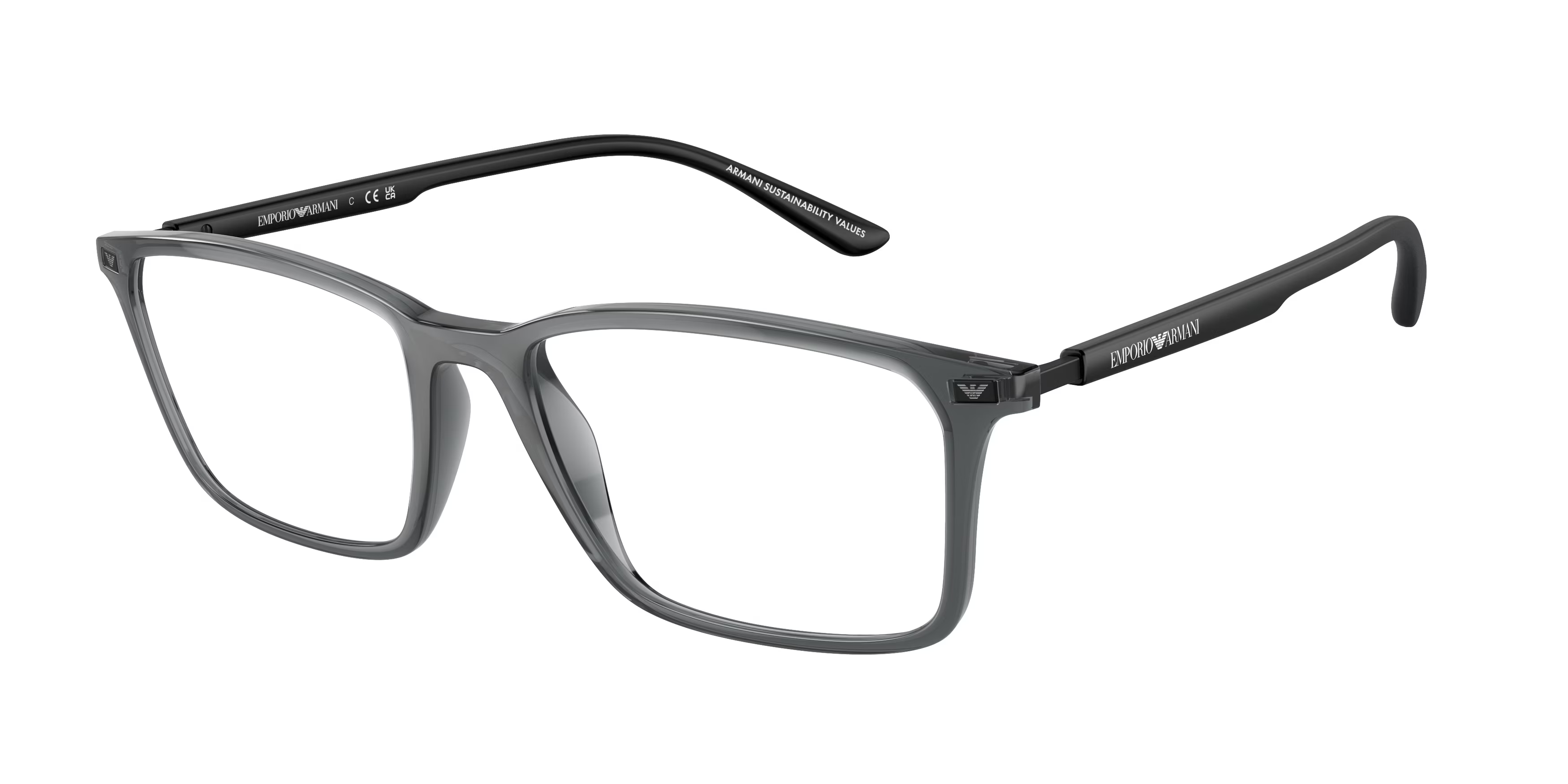 Shiny Transparent Black (6106) / 55