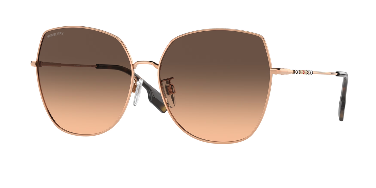 Burberry Be3136D – Rose Gold (1337G9) / 60 Sunglasses Frame