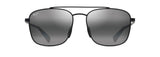 Matte Black with Grey (645-02) / 58 | 0
