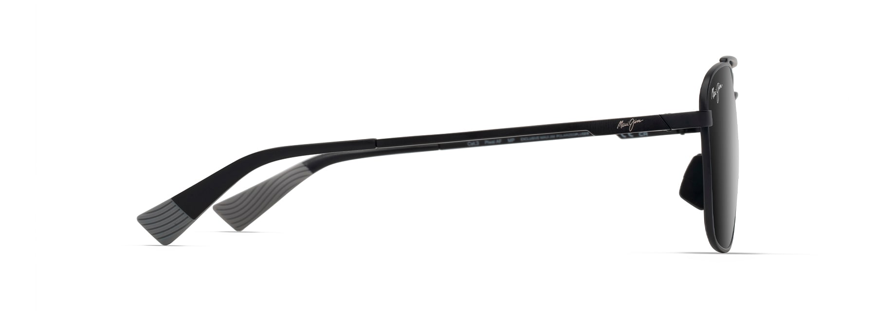 Matte Black with Grey (645-02) / 58 | 2