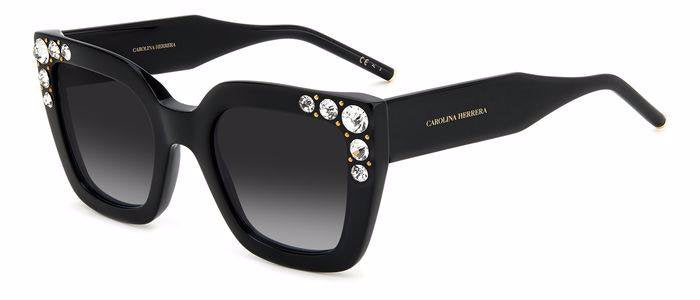 Carolina Herrera Her 0130/S – Black (8079O) / 52 Sunglasses Frame