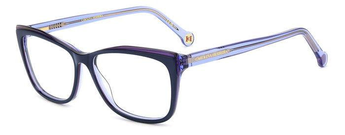 Carolina Herrera Her 0208 – Blue (WOI) / 55 Eyeglasses Frame