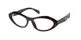 Prada Pr A21V – Havana (17N1O1) / 53 Eyeglasses Frame