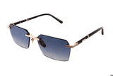 C03 Gold W Black Leather Blue Gradient (65103C03) / 58