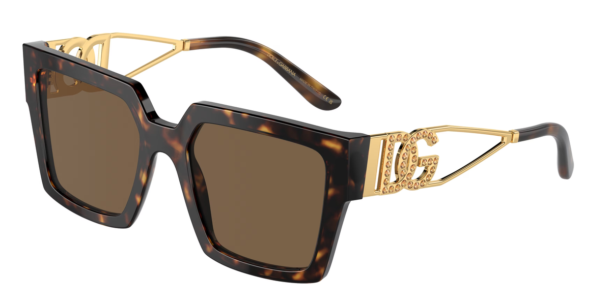 Dolce & Gabbana Dg4446B – Havana (502/73) / 53 Sunglasses Frame