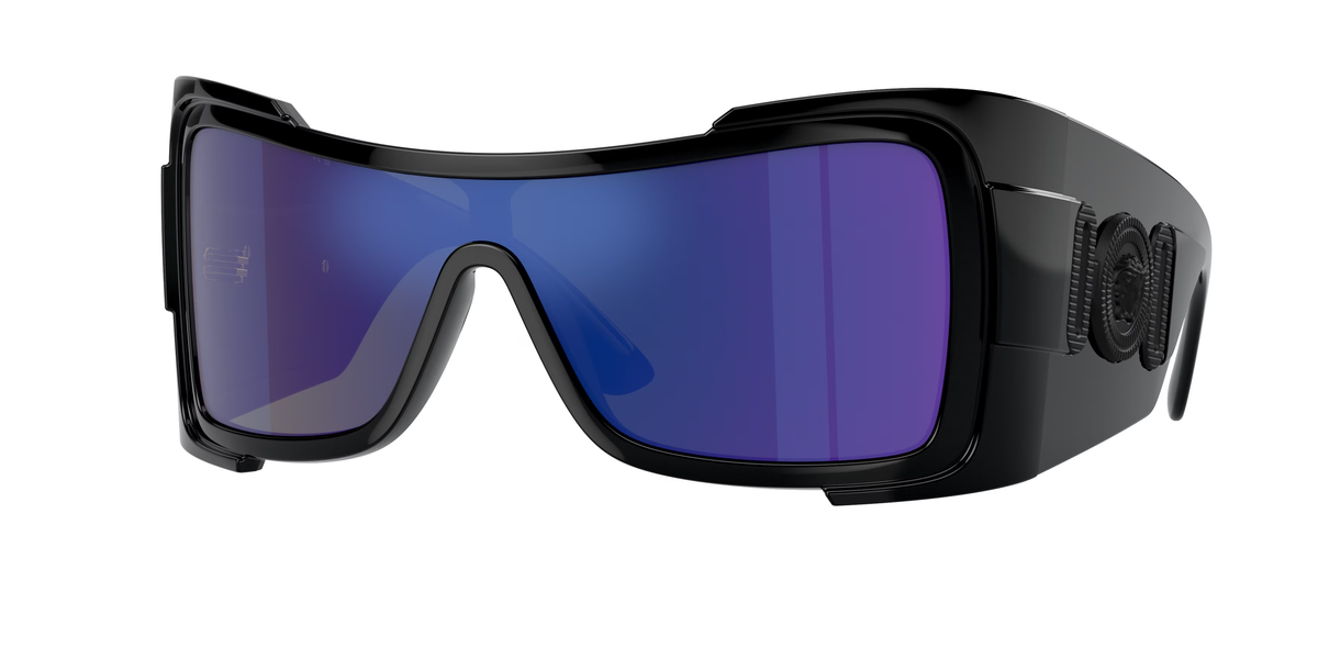 Versace Shield Sunglasses VE4451 (Purple) VERSACE NEW VE4451 GB1/55 UNISEX SHIELD SUNGLASSES VERSACE  main image 2