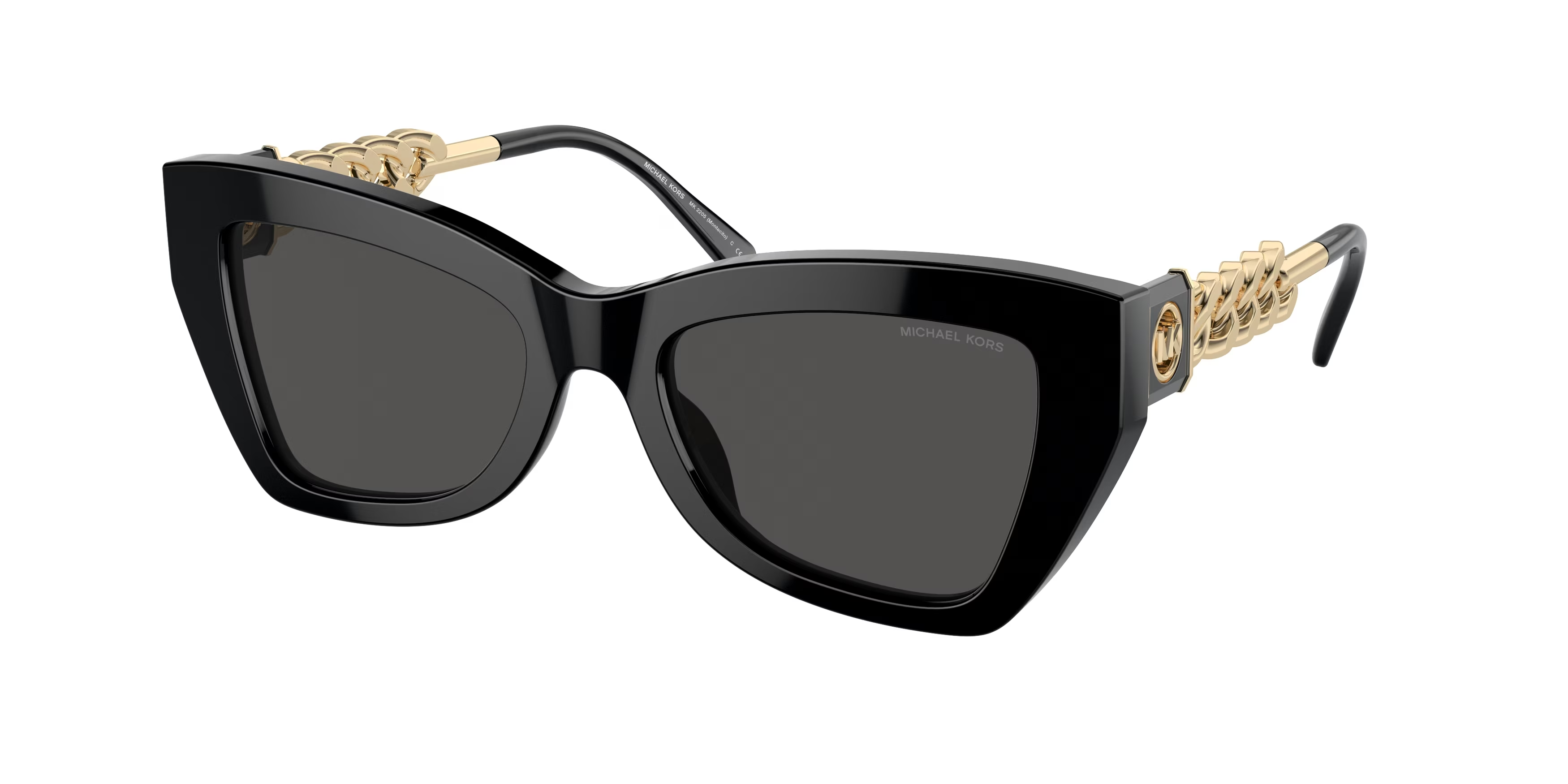 Michael kors sunglasses black and gold hotsell