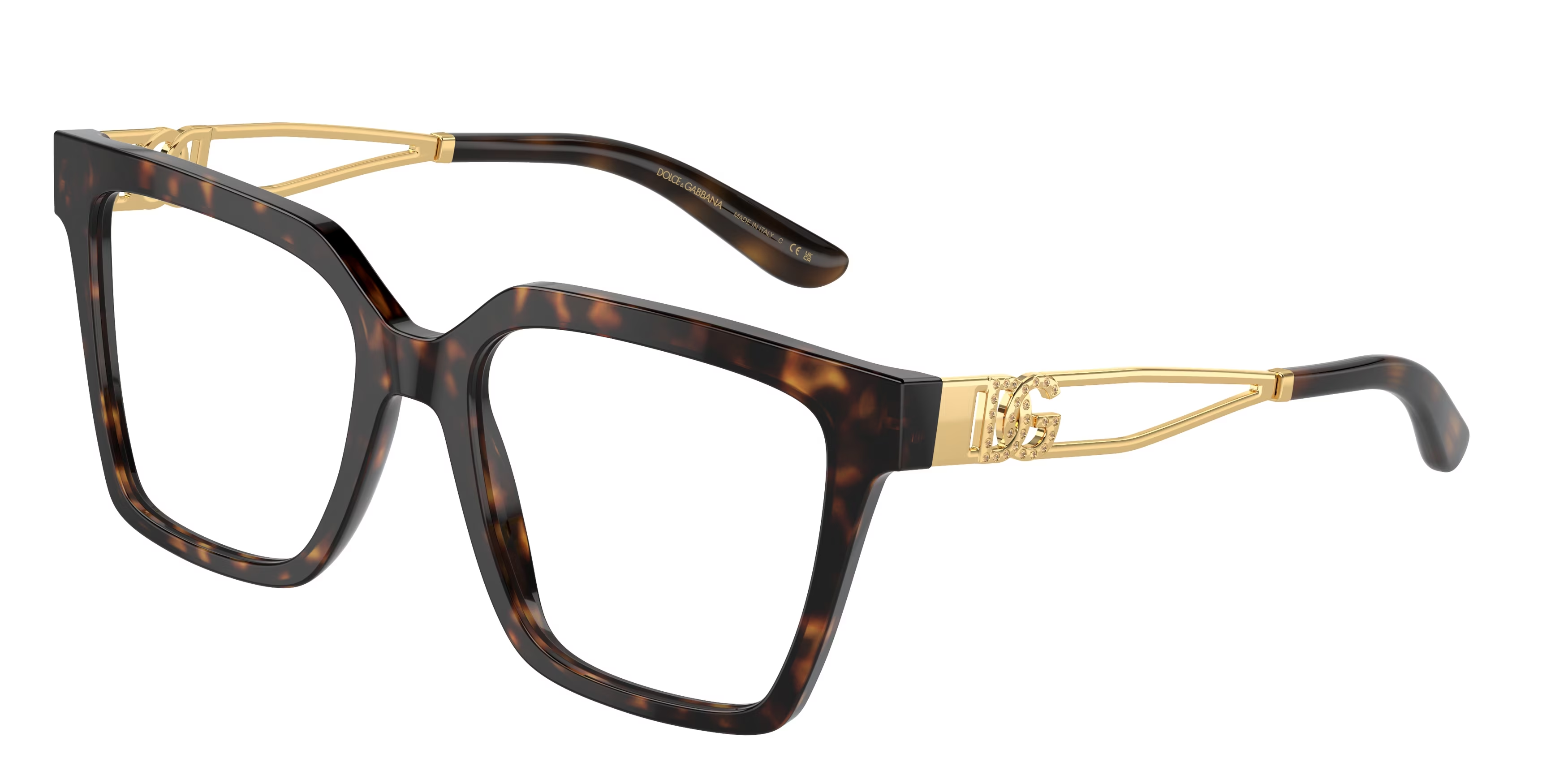 Dolce & Gabbana Dg3376B – Havana (502) / 53 Eyeglasses Frame