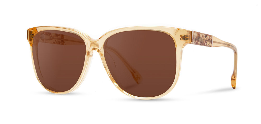 Butter And Rose Flower Brown Polarized (WWAM3B7RFBP) / 58