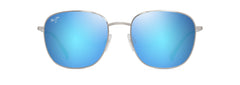 Shiny Silver with Blue & Green (B657-17B)