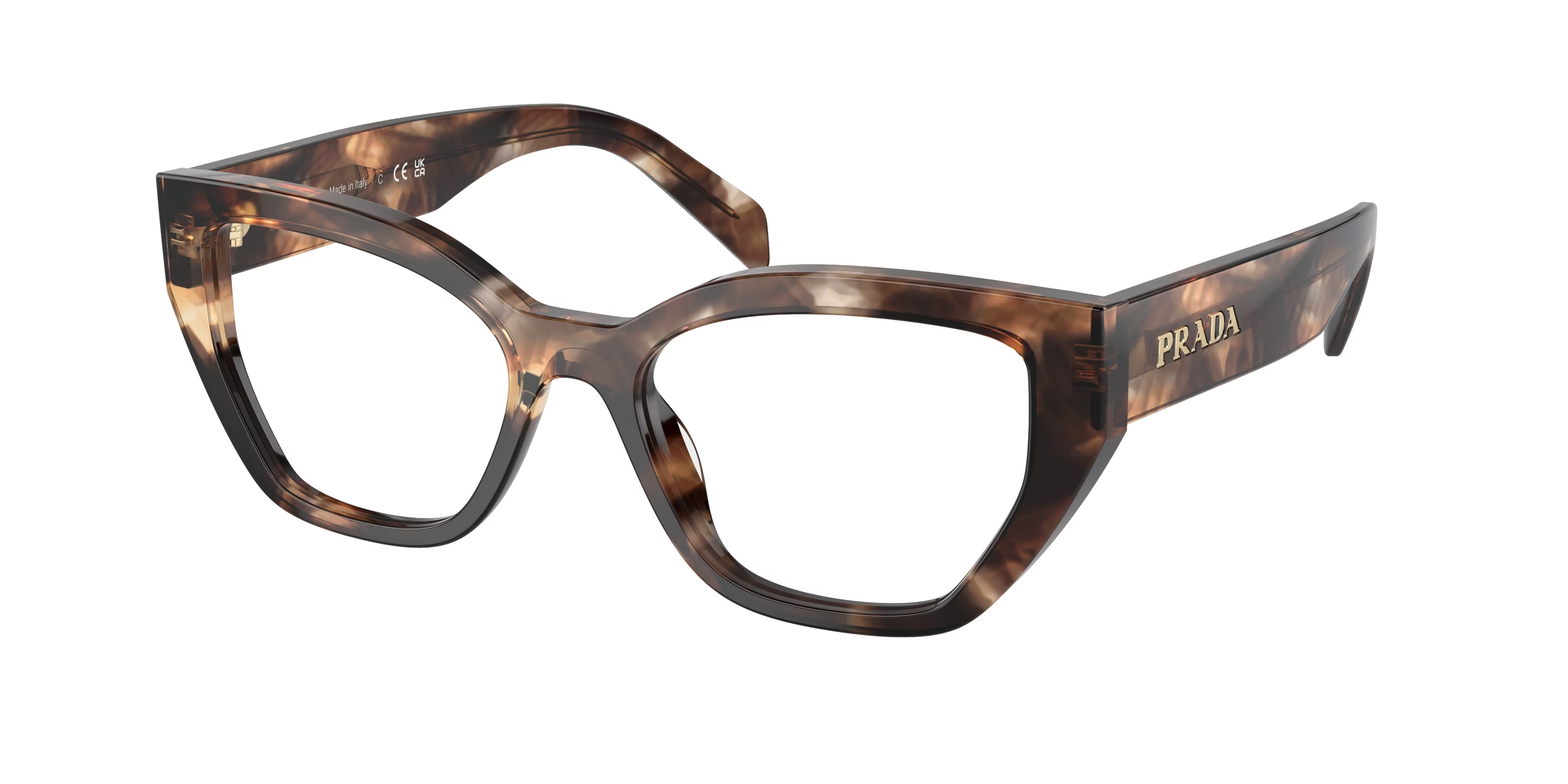 Prada Pr A16V – Havana (14P1O1) / 53 Eyeglasses Frame
