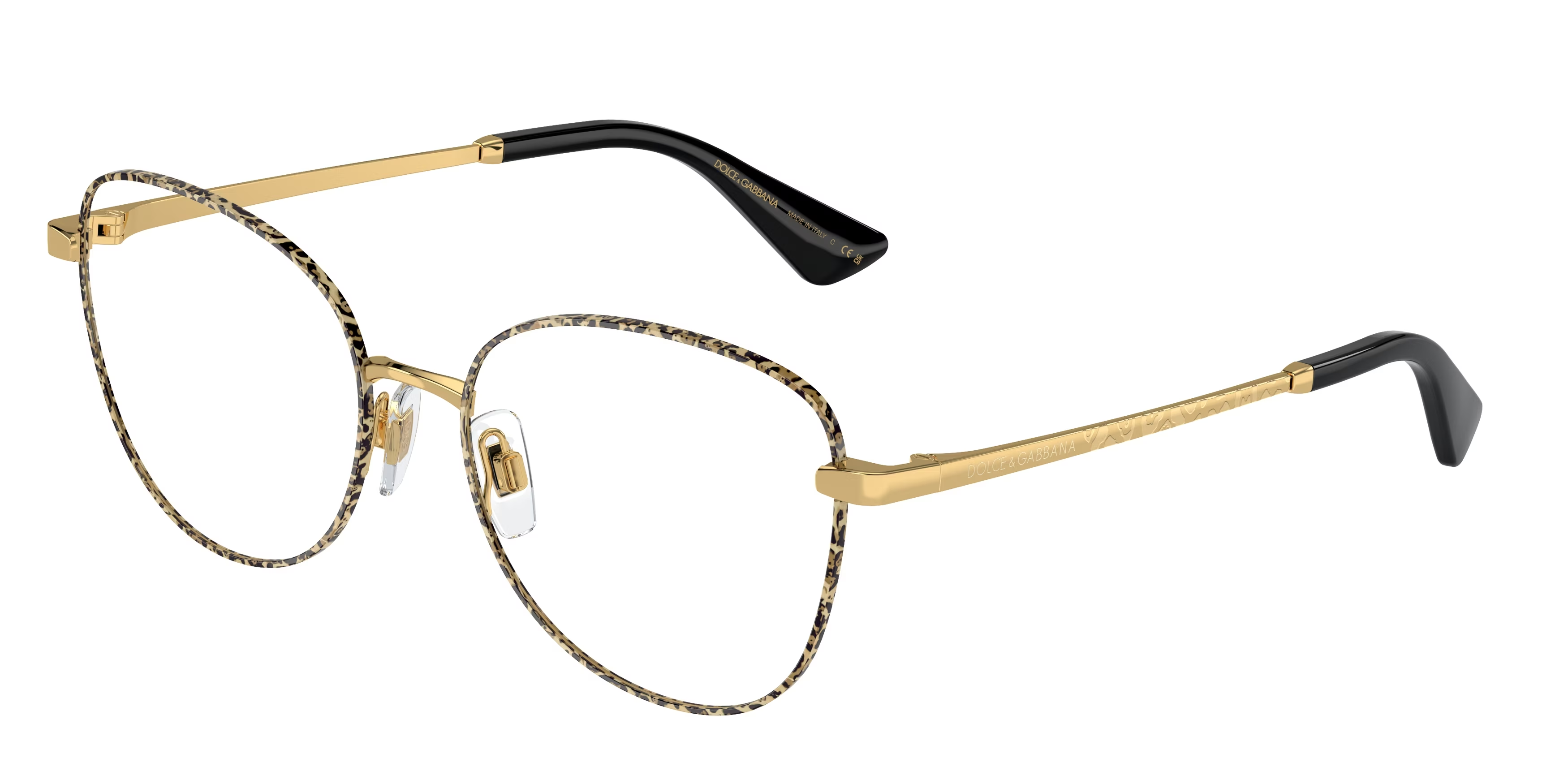 Dolce & Gabbana Dg1355 – Gold (1364) / 55 Eyeglasses Frame