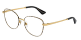 Dolce & Gabbana Dg1355 – Gold (1364) / 53 Eyeglasses Frame