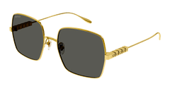 GUCCI グッチ Sunglasses サングラス Rectangular frame sunglasses in black acetate | GUCCI® US