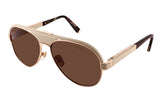 C10 Gold W Tan Leather Brown (65047C10) / 60