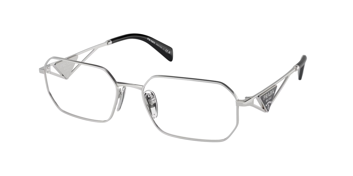 Prada Pr A53V – Silver (1BC1O1) / 56 Eyeglasses Frame