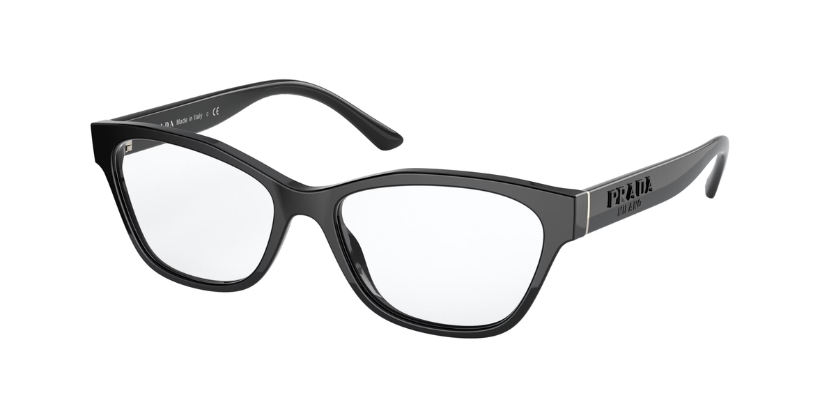 Prada Pr 03Wv – Black (1AB1O1) / 53 Eyeglasses Frame