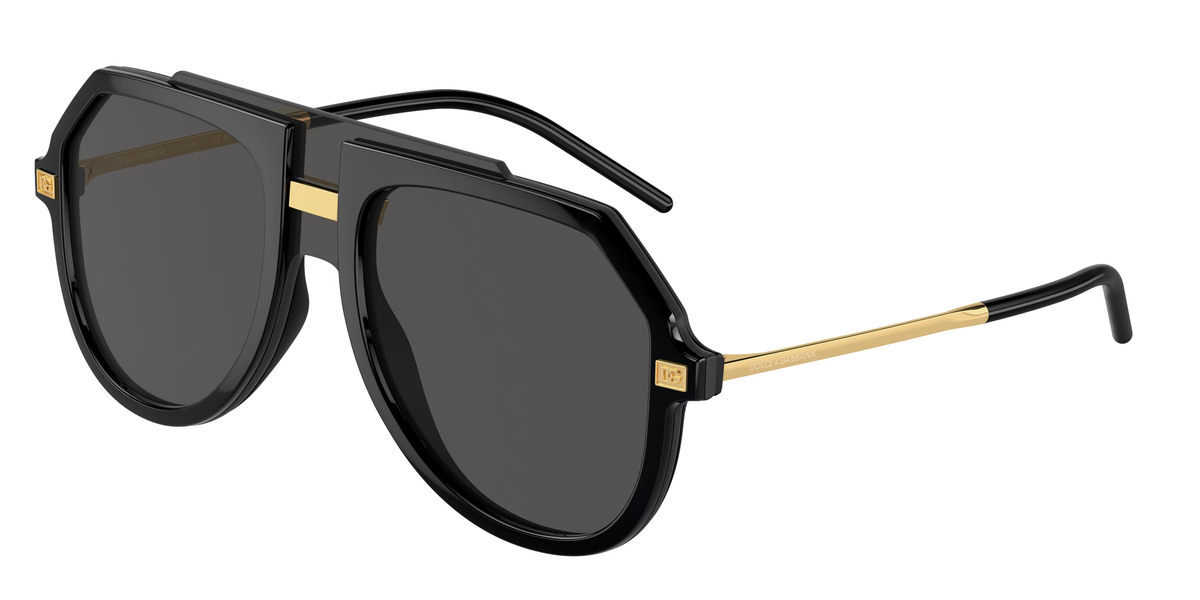 Dolce & Gabbana Dg6195 – Black (501/87) / 45 Sunglasses Frame