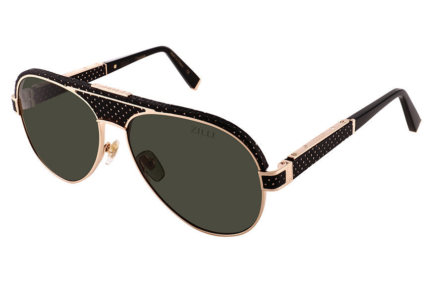C02 Gold W Black Perf Leather Green (65047C02) / 60