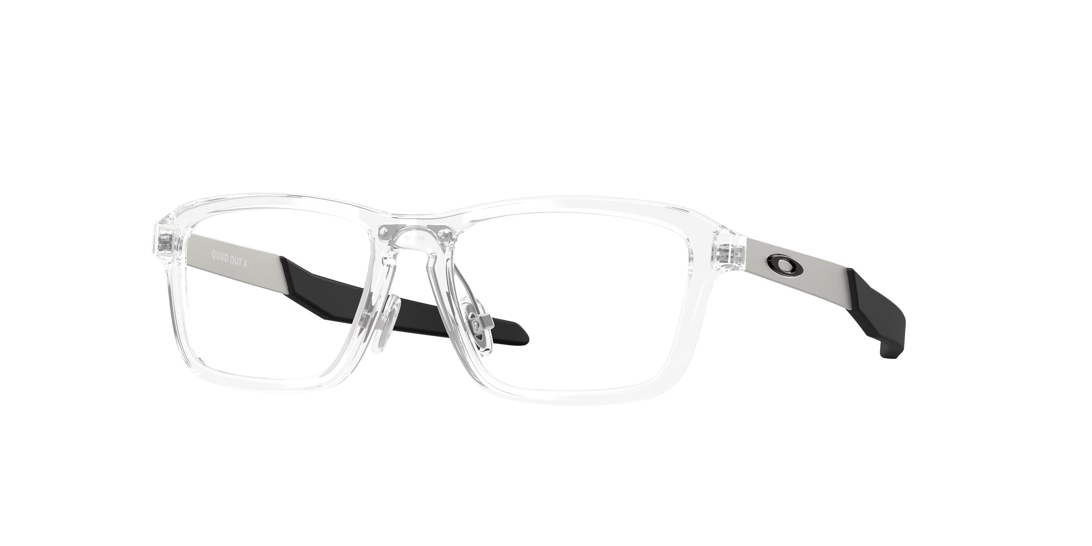 Oakley Youth Ophthalmic Quad Out A – Clear (803003) / 50 Eyeglasses Frame
