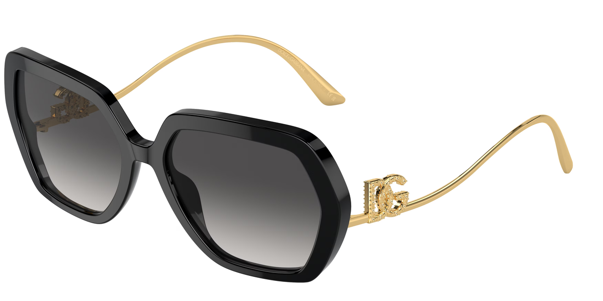Dolce & Gabbana Dg4468Bf – Black (501/8G) / 58 Sunglasses Frame