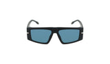 02V Matte Black Blue Lens (MIAMI02V) / 54