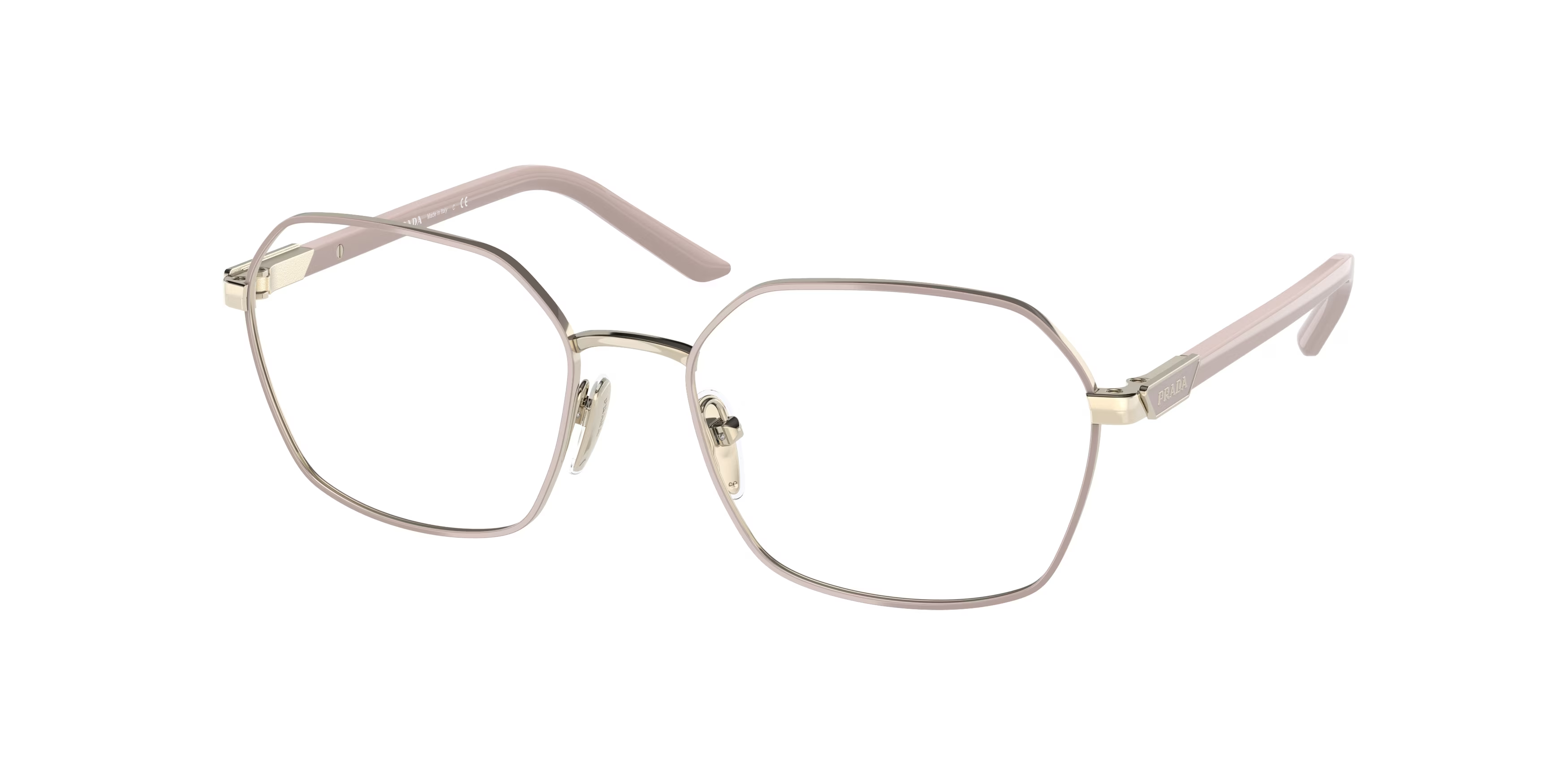 Prada Pr 55Yv – Gold (09Y1O1) / 53 Eyeglasses Frame