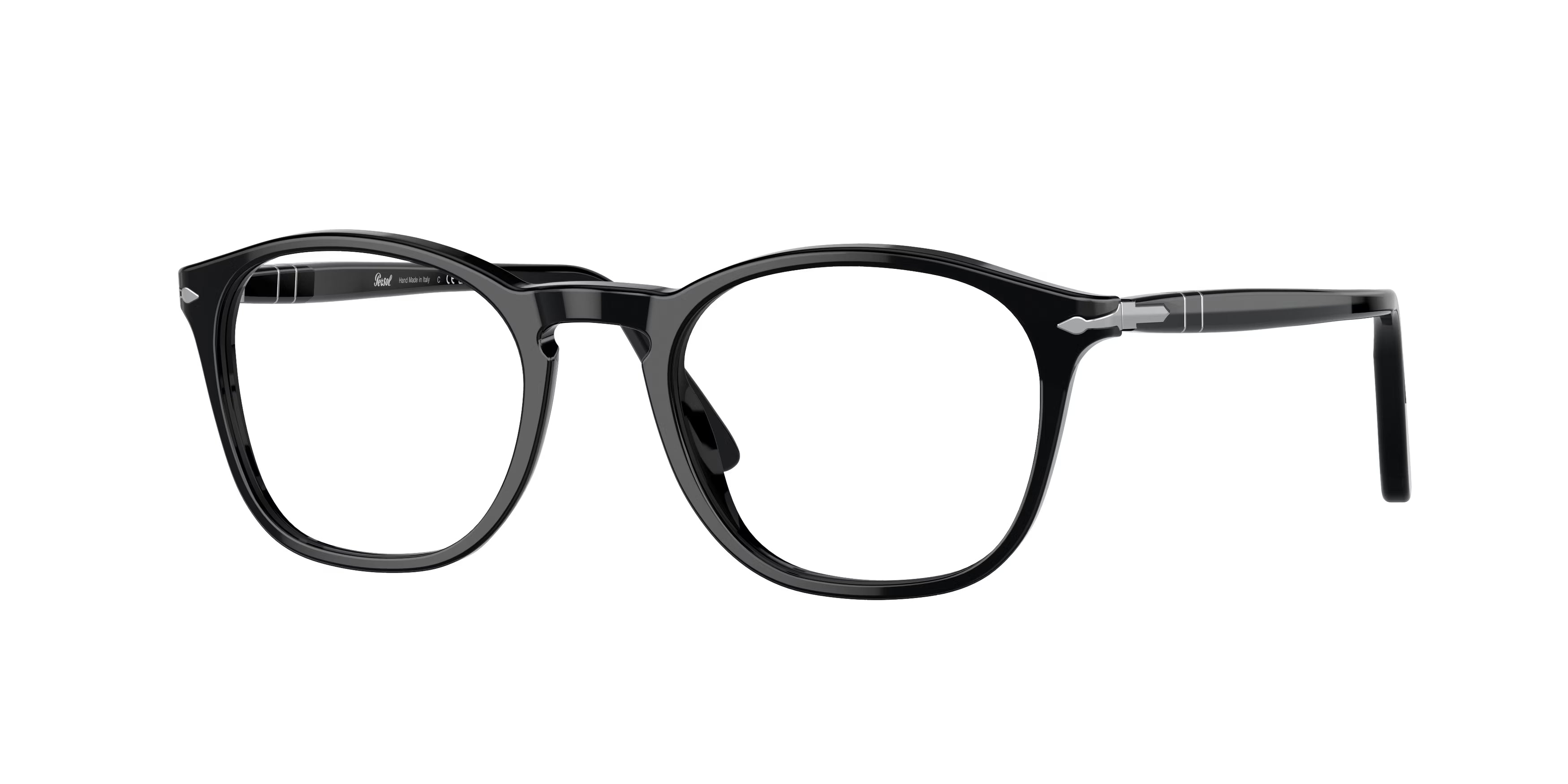 Persol Po3007V – Black (95) / 52 Eyeglasses Frame