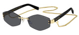Marc Jacobs Marc 496/S Air – Gold (RHLIR) / 57 Sunglasses Frame
