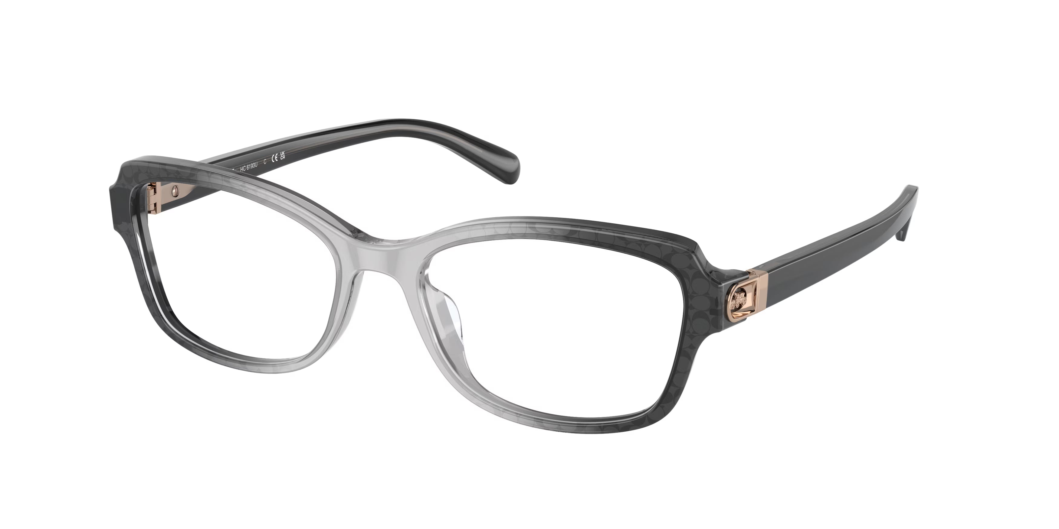 Coach Hc6193U – Grey (5710) / 53 Eyeglasses Frame