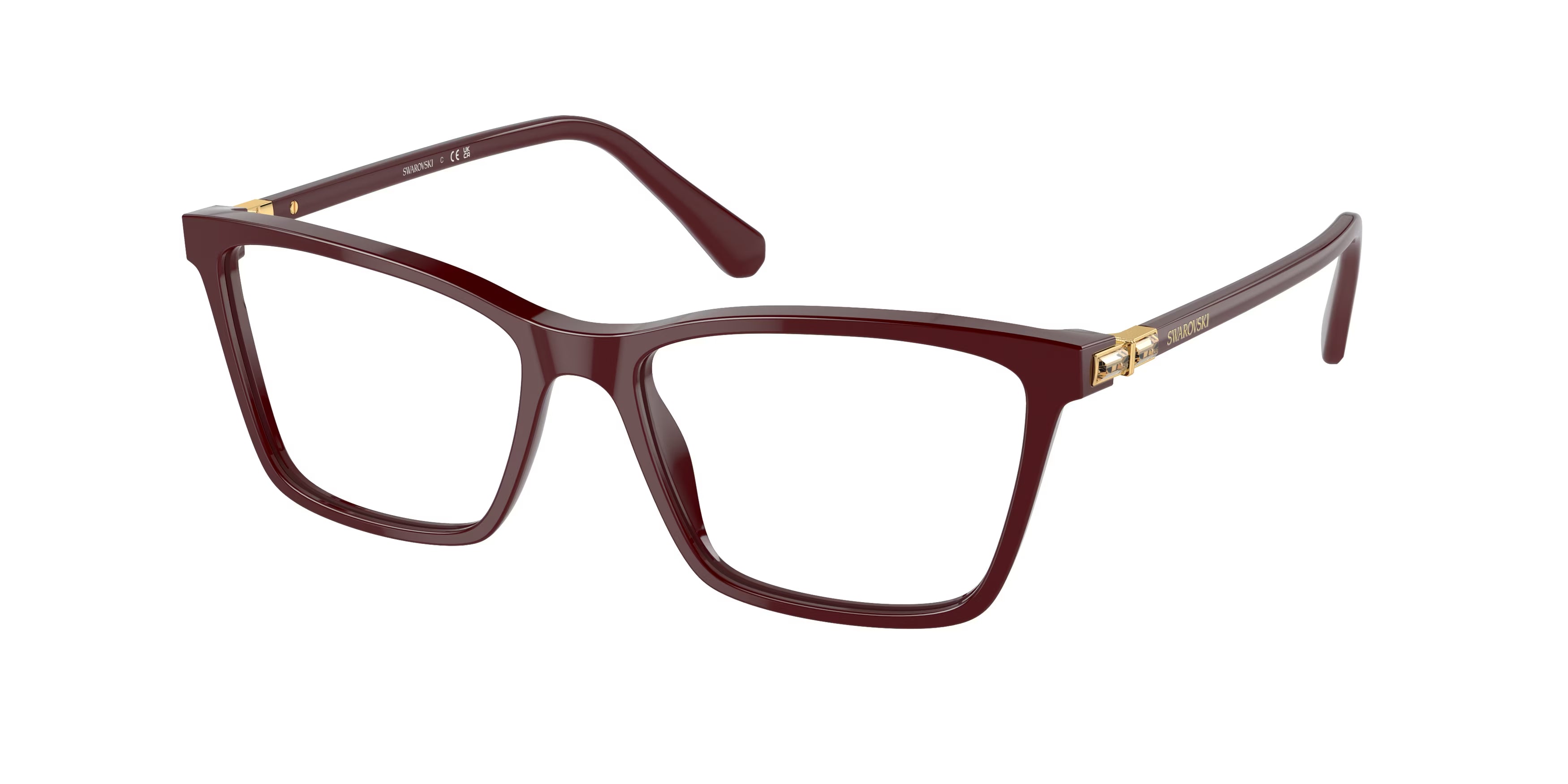 Swarovski Sk2015 – Burgundy (1008) / 51 Eyeglasses Frame
